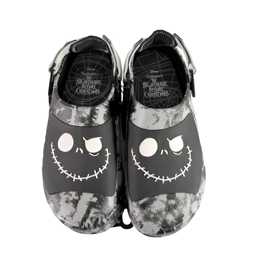 Disney Nightmare Before Christmas Jack Skellington Mens Clogs M12 NWT Ground Up